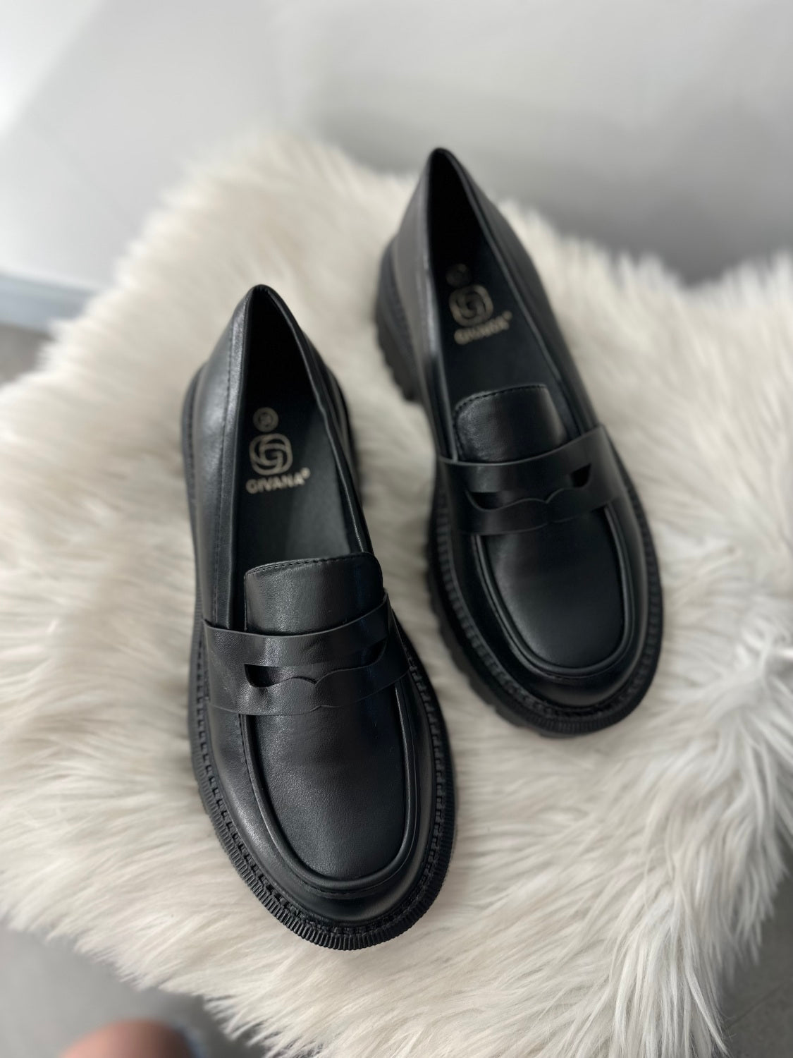 Klasiska stila mokasīni - BLACK