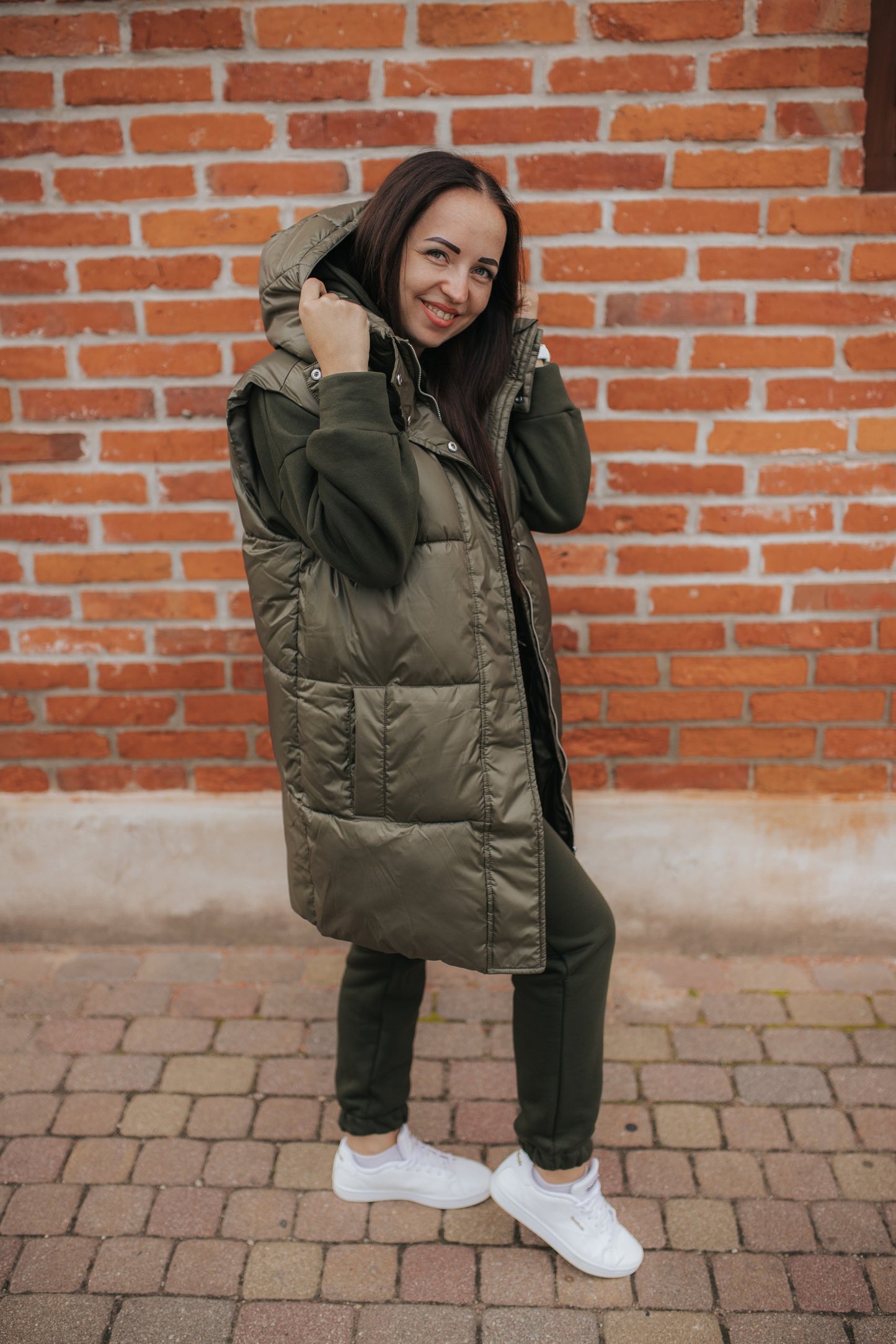 Pusgarā veste ''KHAKI''